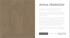 Desktop Screenshot of jennapederson.com